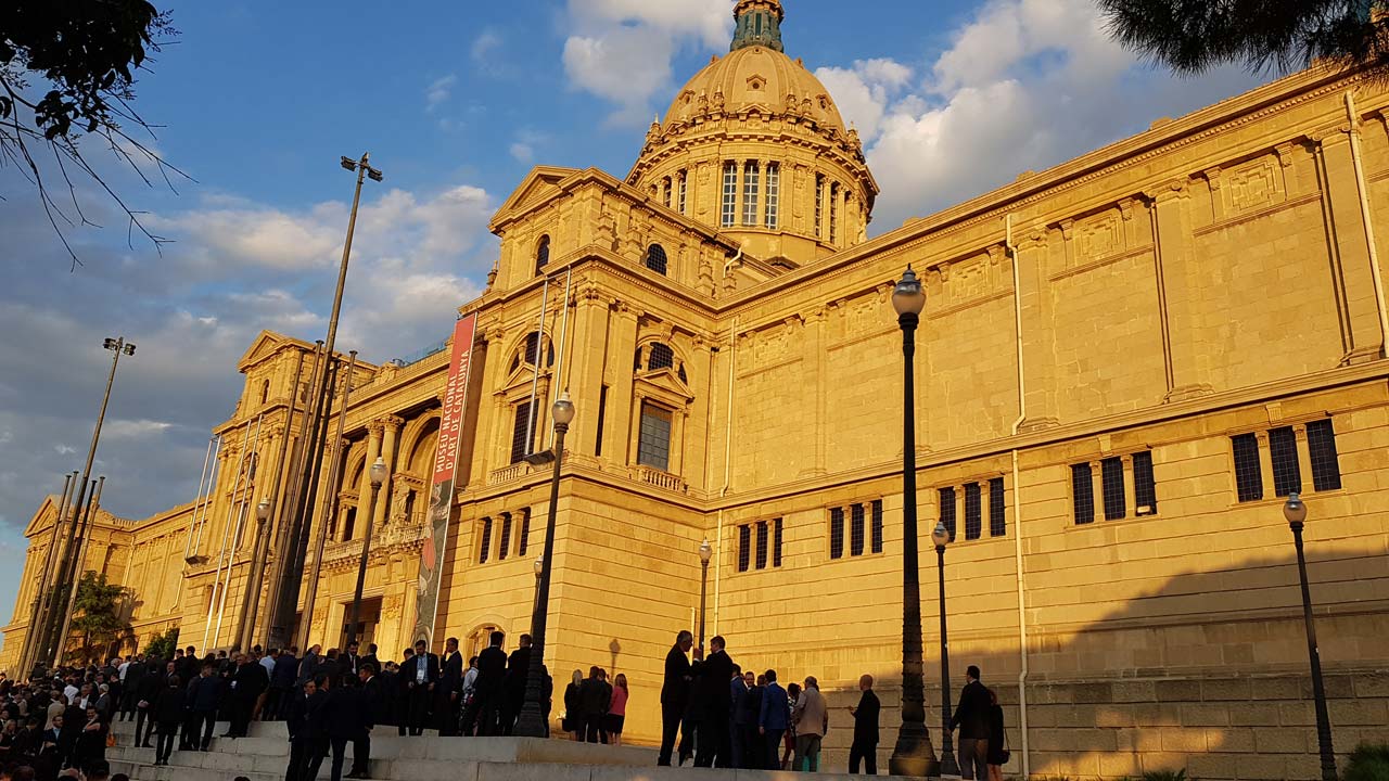 Palau Nacional mit dem Museu Nacional d'Art de Catalunya - Verleigung des 6. Global DIY-Lifetime Award