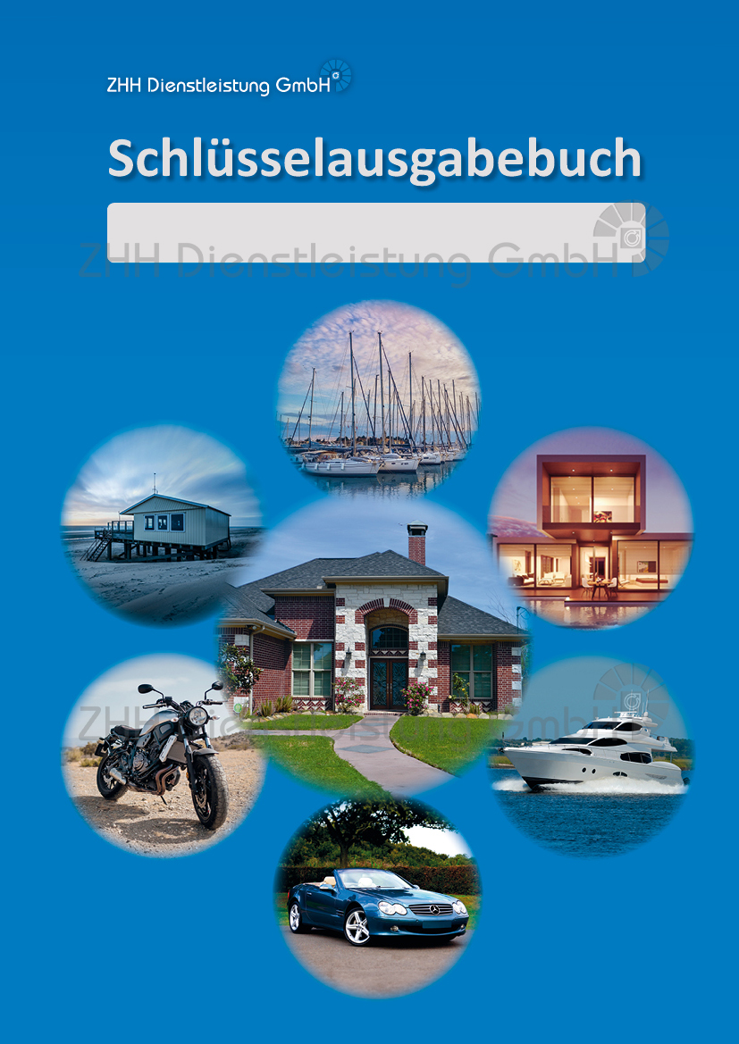 Schlüssel-Ausgabebuch gebunden A4 - ZHH