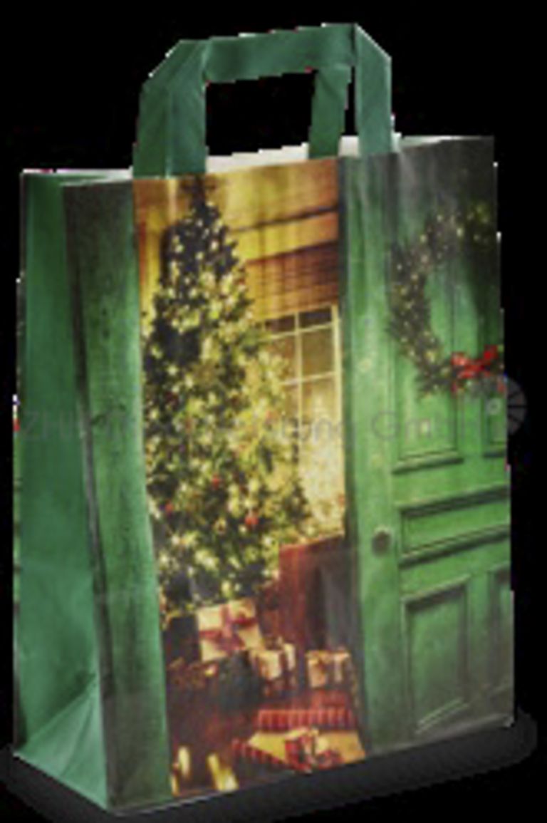 Papiertasche "Weihnachtsbaum" 22+10x28 cm