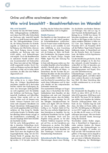 Bezahlverfahren im Wandel