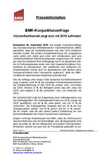 BMK 2020 Konjunkturumfrage