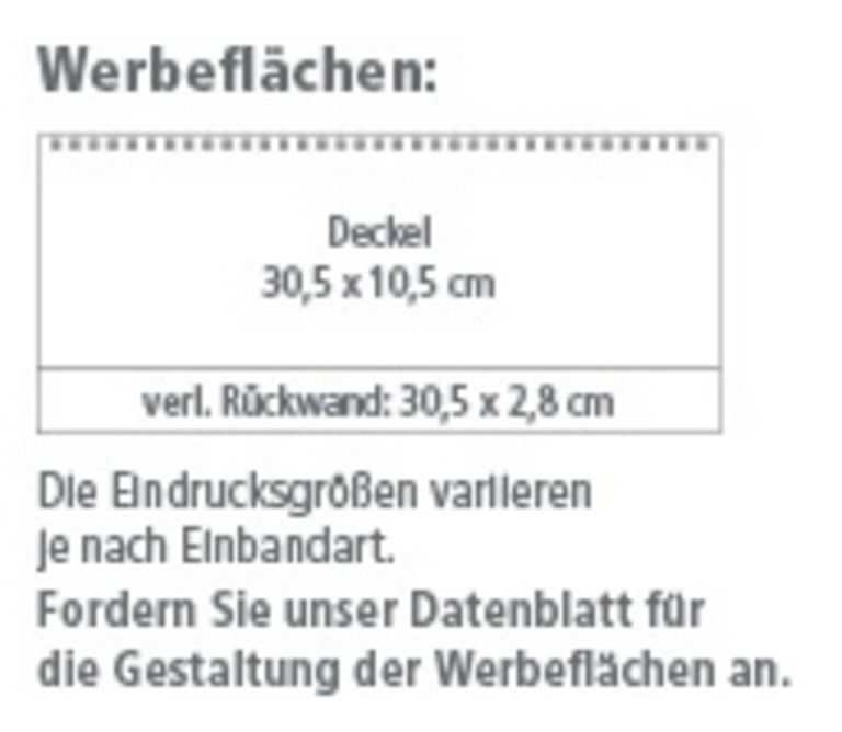 Tischquerkalender 2024 PP-Einband