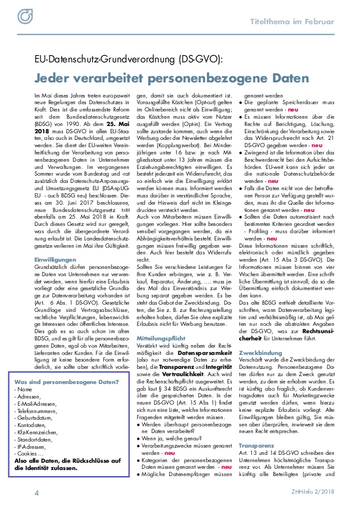 EU-Datenschutz-Grundverordnung (DSGVO): Jeder verarbeitet personenbezogene Daten