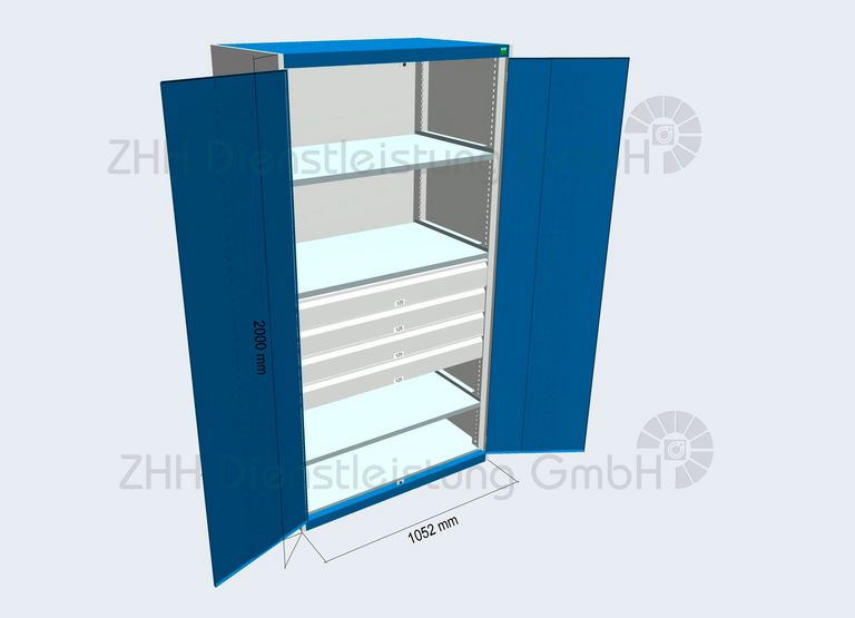 Werkzeug-Schubladen-Schrank