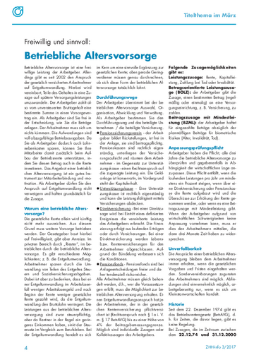Betriebliche Altersvorsorge
