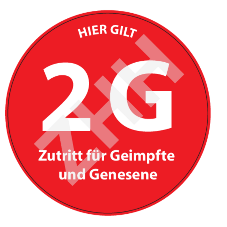 ZHH Aufkleber "2G"