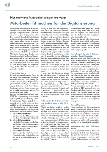 Mitarbeiter fit machen für die Digitalisierung