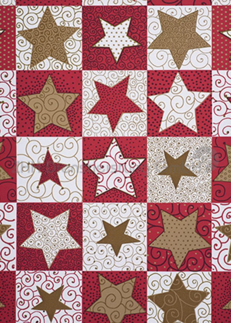 Geschenkpapier Sterne bunt Secare 75 cm
