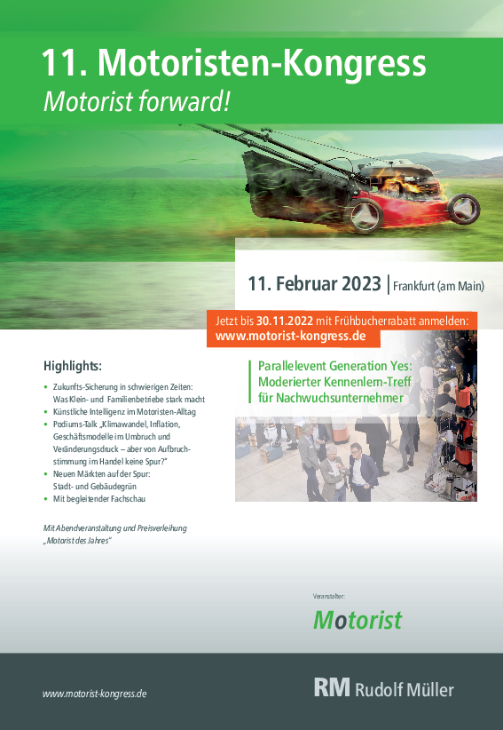 Flyer 11. Motoristen-Kongress