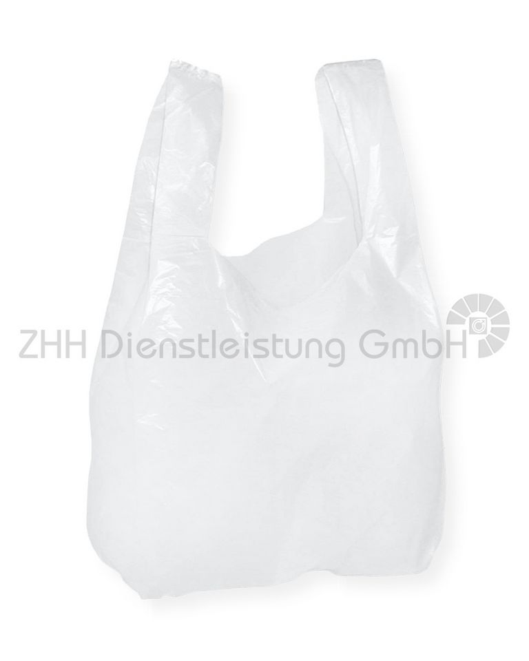 Hemdchen-Taschen, weiß, 30 + 18 x 55 cm, MDPE