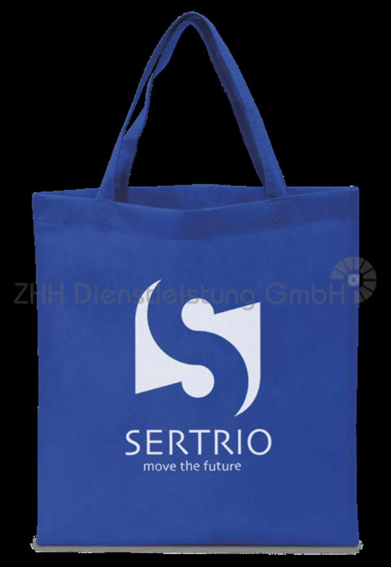 Non Woven Premium Tasche kurze Henkel 38 x 42 cm mit FE