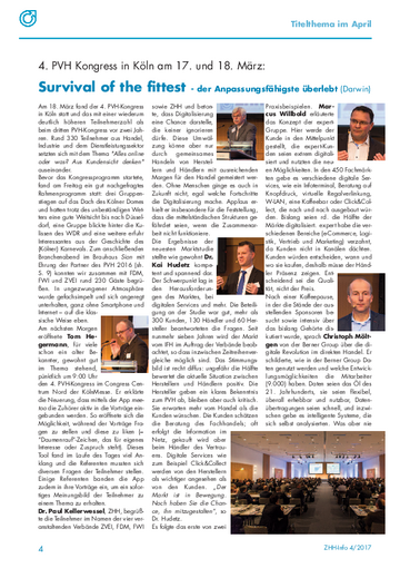 4. PVH Kongress in Köln