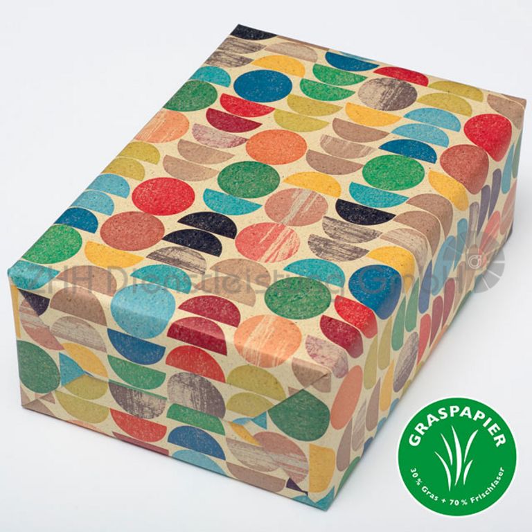 Geschenkpapier bunte Bubbles