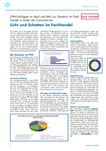 Licht und Schatten im Fachhandel