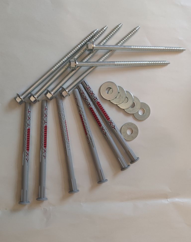 Befestigungs-set für ZHH Schlüsselschrank 4-zügig